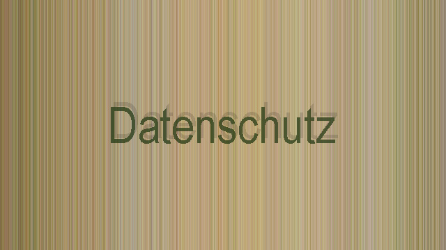 Datenschutz